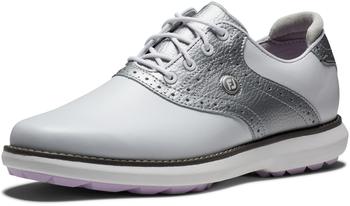 Footjoy Fj Traditionen Golfschuh weiß silber violett