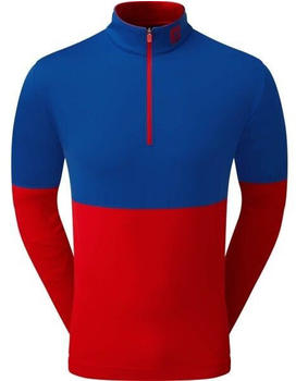 Footjoy Layer Colour Block 1 4-Zip blau rot S