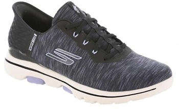 Skechers Go Walk 5 Relaxed Fit Slip-in Golf Sneaker schwarz lavendel