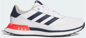 Adidas Spikeless Leather Golfschuh cloud weiß navy rot