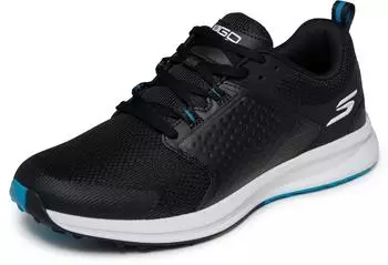 Skechers Club Golf Shoe for Men, Water-Repellent, Cleat Sneaker schwarz