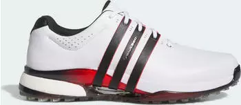 Adidas Tour360 24 Boost Golf Shoes for Men cloud white/core black/lucid red