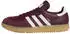 Adidas Samba Spikeless maroon/off white/gum