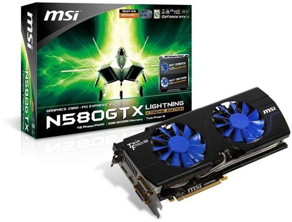 MSI N580GTX Lightning Xtreme Edition 3 GB