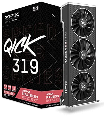 XFX Radeon RX 6750 XT Speedster QICK 319 Core