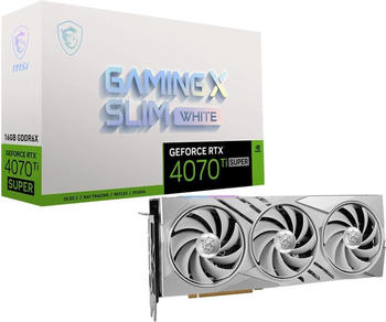 MSI GeForce RTX 4070 Ti Super 16G GAMING X SLIM WHITE