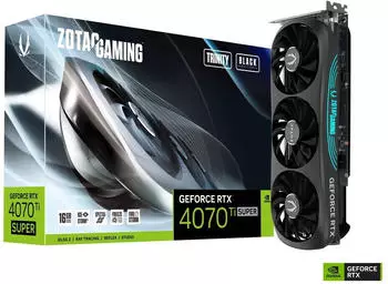 Zotac GeForce RTX 4070 Ti Super Trinity Black Zotac GeForce RTX 4070 Ti Super Trinity Black