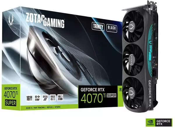 Zotac GeForce RTX 4070 Ti Super Trinity Black