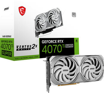 MSI GeForce RTX 4070 Ti Super 16G VENTUS 2X WHITE OC