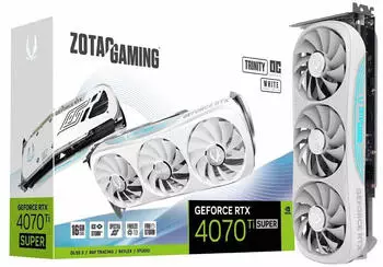 Zotac GeForce RTX 4070 Ti Super Trinity OC White