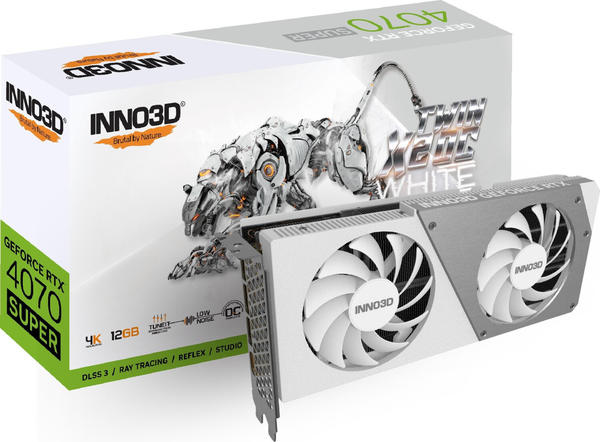 Inno3D GeForce RTX 4070 Super Twin X2 OC White
