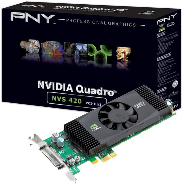 PNY Quadro NVS 420 PCIe x1 DP