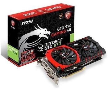 MSI GeForce GTX 970 Gaming 4G 4GB GDDR5