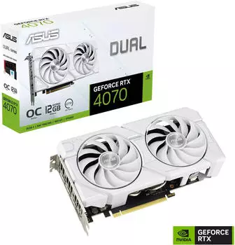 Asus GeForce RTX 4070 DUAL EVO White OC 12GB GDDR6