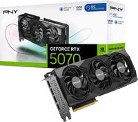 PNY GeForce RTX 5070 Overclocked Triple Fan - 12GB GDDR7, HDMI, 3x
