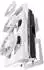 XFX Radeon RX 9070 XT Quicksilver White Magnetic Air