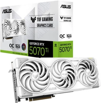 ASUS GeForce RTX 5070 Ti TUF Gaming OC White