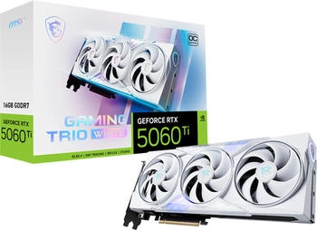 MSI GeForce RTX 5060 Ti 16G GAMING TRIO OC WHITE