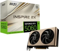 MSI GEFORCE RTX 5060 8G INSPIRE 2X OC, GeForce RTX 5060, 8 GB, GDDR7, 128 Bit, 7680 x