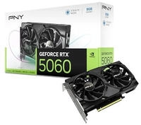 PNY NVIDIA RTX5060 VERTO 8GB Dual Fan 8GB GDDR7 HDMI 3xDP (VCG50608DFXPB1)