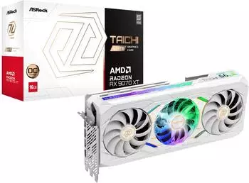 ASRock Radeon RX 9070 XT Taichi White