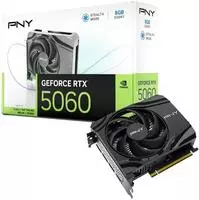 PNY GeForce RTX 5060 8 GB GDDR7 Grafikkarte Single Fan VCG50608SFXPB1