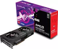 Radeon RX 9070 GRE Pulse Gaming OC, Grafikkarte - schwarz, RDNA4, GDDR6, 2x