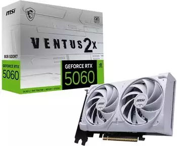 MSI RTX 5060 Ventus 2X OC weiß 8GB GDDR7 (G5060-8V2CW)