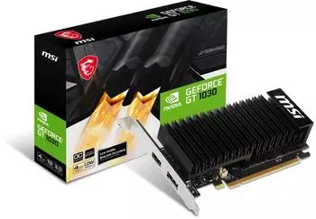 MSI GeForce GT 1030 4GHD4 LP OC Low Profile 4GB DDR4 (GEFORCE GT 1030 4GHD4 LP OC)