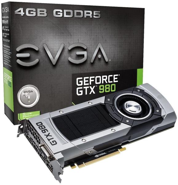 evga GeForce GTX 980 4GB GDDR5 1126MHz (04G-P4-2980-KR)
