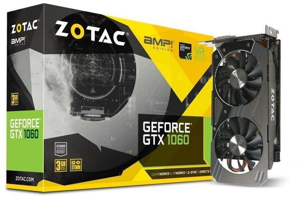 Zotac GeForce GTX 1060 AMP! Edition 3072MB GDDR5