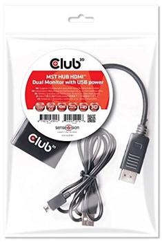 Club 3D Club3D Multi Streaming Transport Hub 1xDP->2xHDMI SenseVis. bul