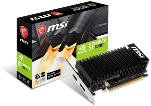 MSI GeForce GT 1030 2 GB GDDR4 1189 MHz V809-2825R