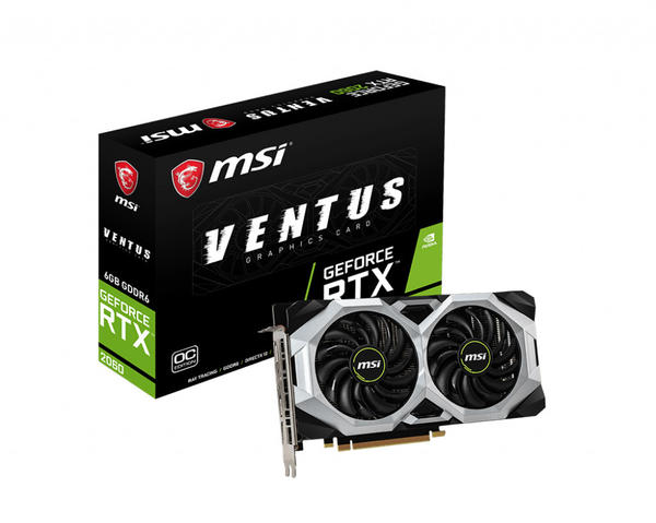 MSI GeForce RTX 2060 Ventus OC 6GB GDDR6