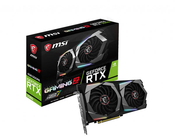 MSI GeForce RTX 2060 Gaming Z 6GB GDDR6 Grafikkarte 3xDP/HDMI