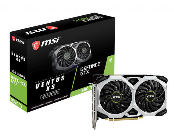 MSI GeForce GTX 1660 Ti Ventus XS OC 6 GB GDDR6 1410 MHz