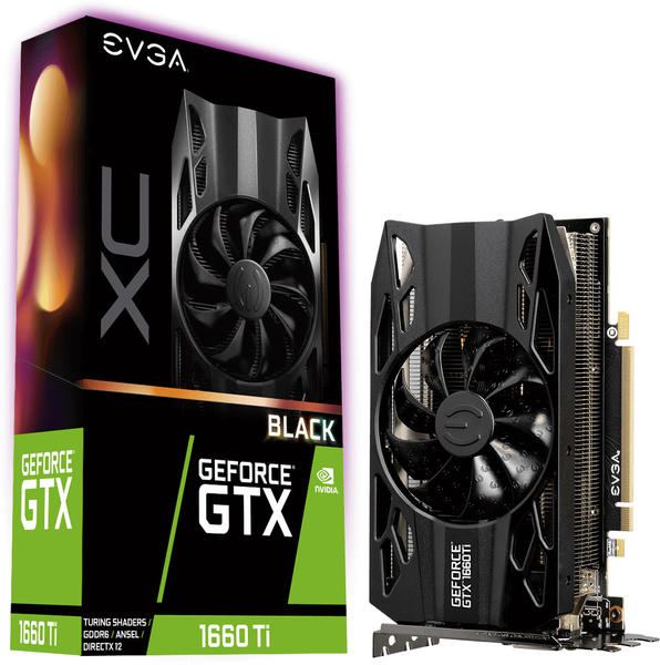 EVGA GeForce GTX 1660 Ti XC Black Gaming 6GB GDDR6