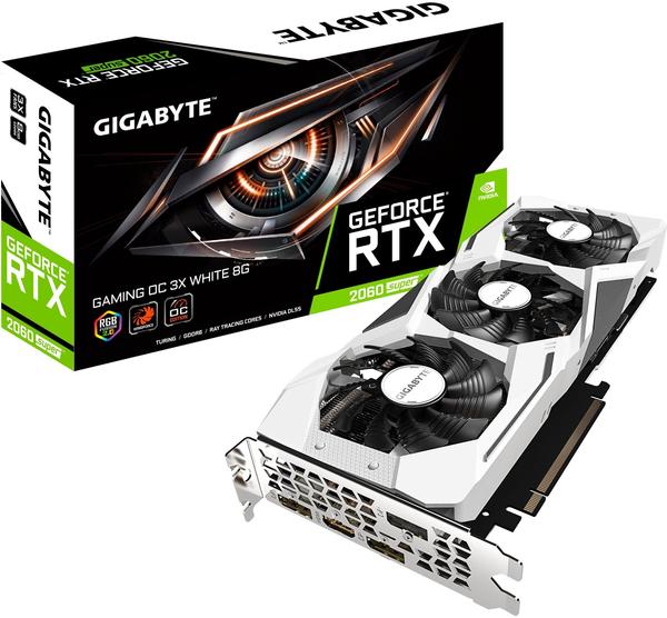 GigaByte GeForce RTX 2060 SUPER GAMING WHITE 8G