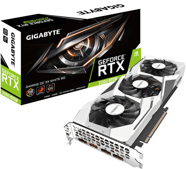 GigaByte GeForce RTX 2060 SUPER GAMING OC 3X WHITE 8G (rev. 2.0)