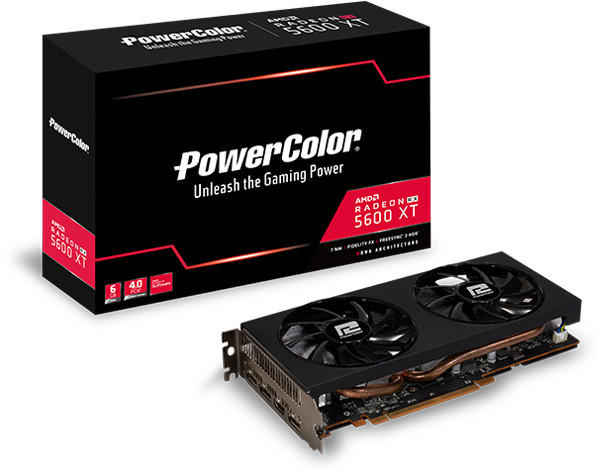 Powercolor Radeon RX 5600 XT 6144MB GDDR6 (3DHV2/OC)