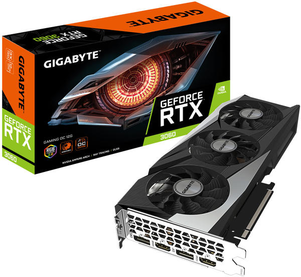 Gigabyte GeForce RTX 3060 GAMING OC 12G graphics card (GV-N3060GAMING OC-12GD 2.0)