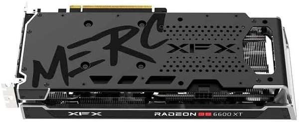 Grafikchip & Speicher XFX Radeon RX 6600 XT Speedster MERC 308 Black 8GB GDDR6