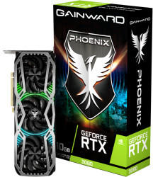 Gainward GeForce RTX 3080 Phoenix, 10GB GDDR6X, HDMI®, 3x DP (1952) Next-Gen-Grafikkarte