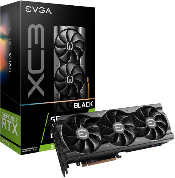 EVGA GeForce RTX 3070 XC3 BLACK GAMING 8GB GDDR6