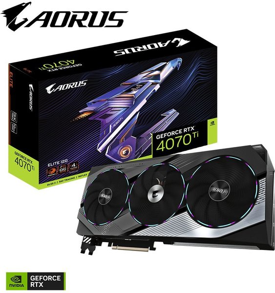 GigaByte AORUS GeForce RTX 4070 Ti ELITE 12G