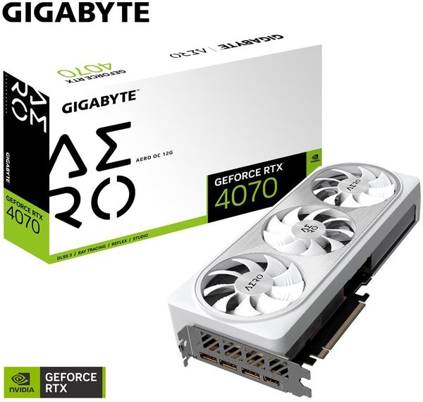 GigaByte GeForce RTX 4070 AERO OC 12G