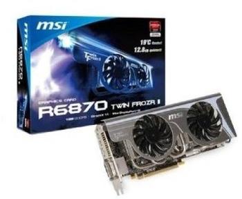 MSI Radeon HD6870 Twin Frozer II 1 GB