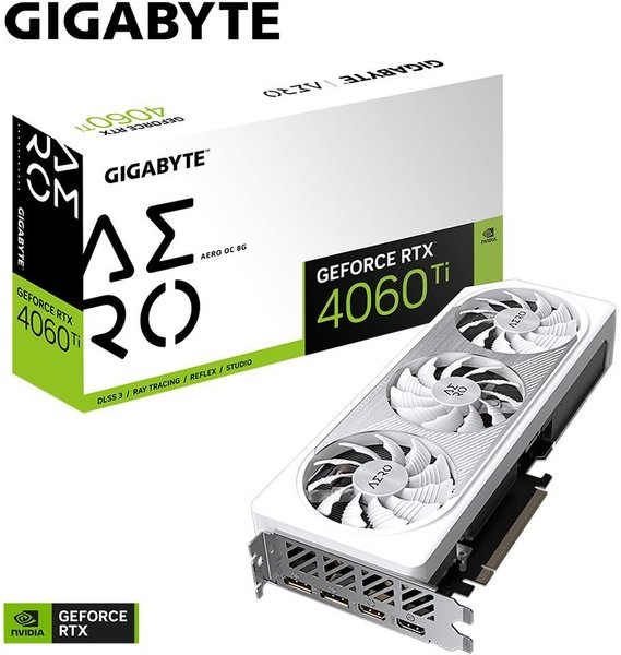 GigaByte GeForce RTX 4060 Ti AERO OC 8G