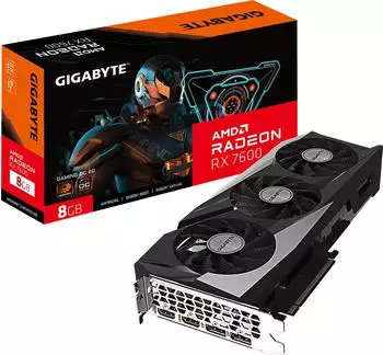 GigaByte Radeon RX 7600 GAMING OC 8G