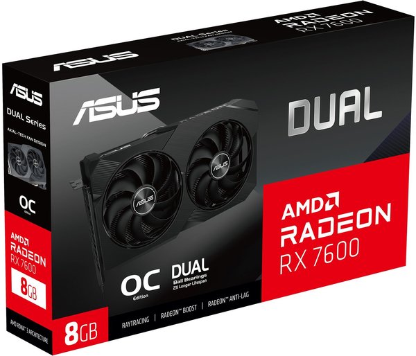 Asus Radeon RX 7600 Dual OC V2